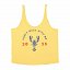 Sisters Department, Top w/ v-neck | Yellow w/ "lobster" print